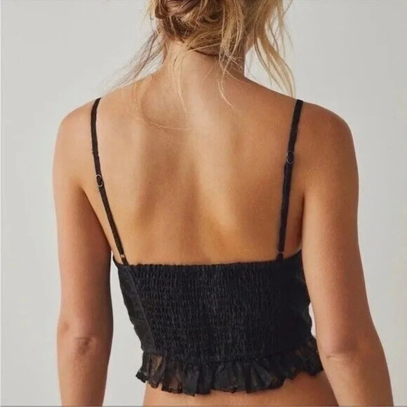 Free People Now Or Never Corset Top in Black Size XS - Picture 2 of 12